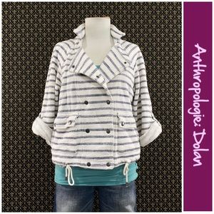 Anthro “Striped Sweater Jacket” by Dolan